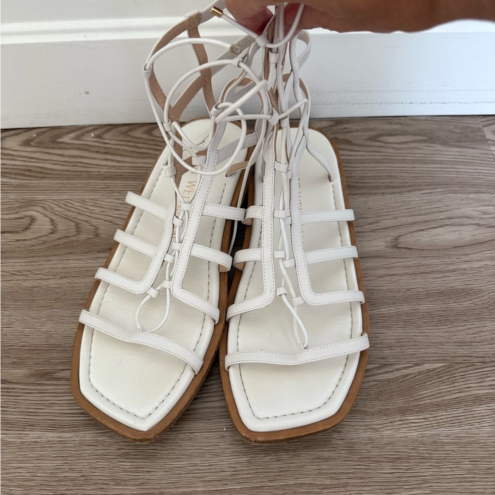 White Strappy Sandals
